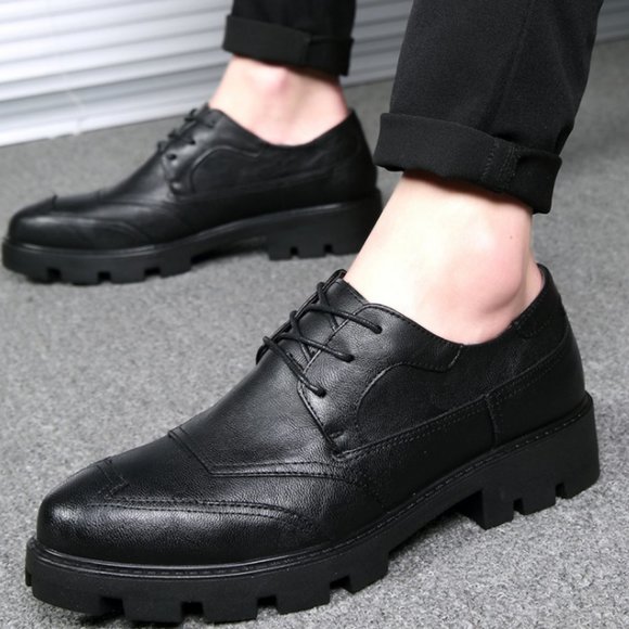 Leather shoes for men 2021 new Korean fashion